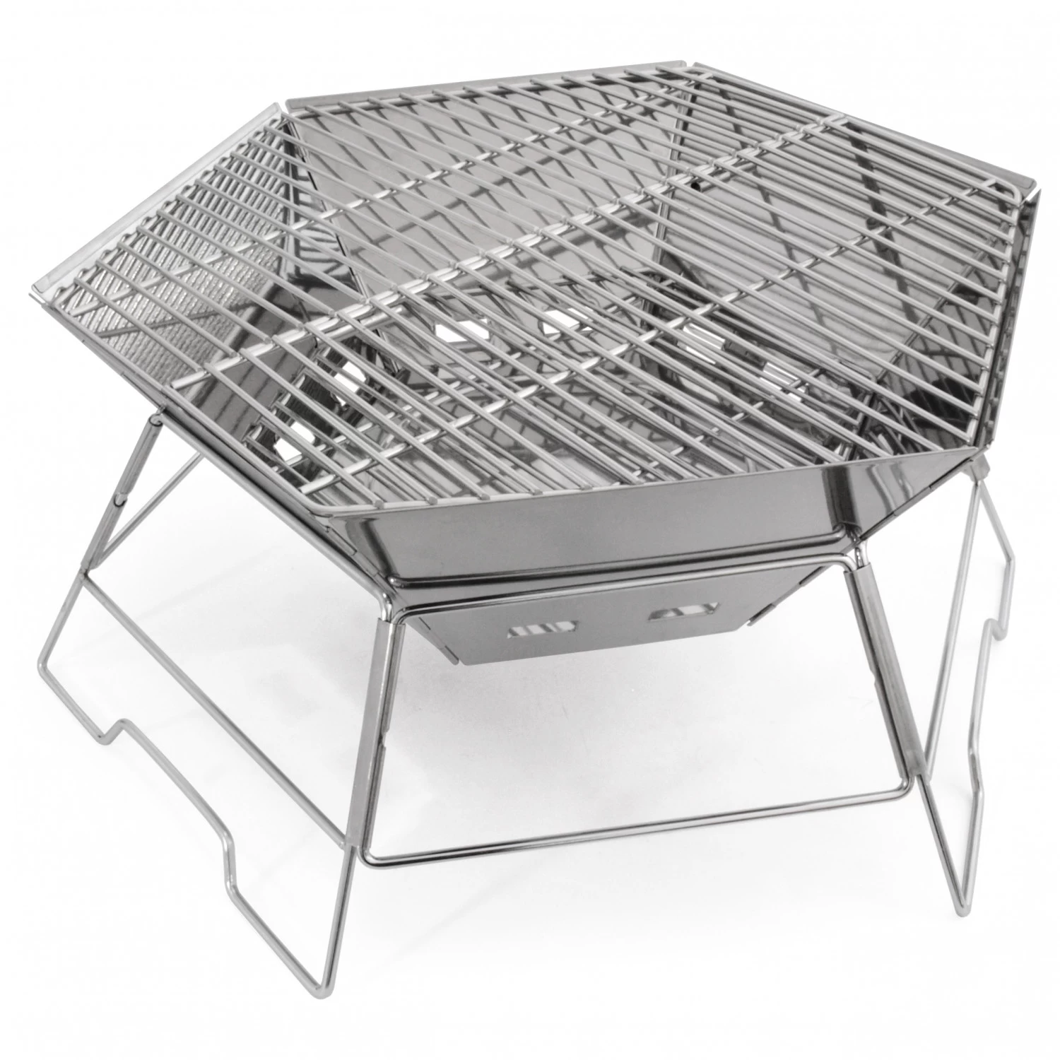 Origin Outdoors Grill- Und Feuerschale Hexagon - Grill 1 Origin Outdoors Grill- Und Feuerschale Hexagon - Grill
