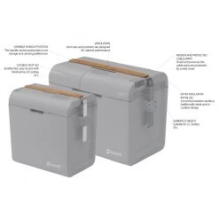 Outwell ECOlux 24 Light Grey 12V/230V - Kühlbox -Trendiger Outdoor-Laden outwell ecolux 24 light grey 12v 230v kuehlbox detail 4
