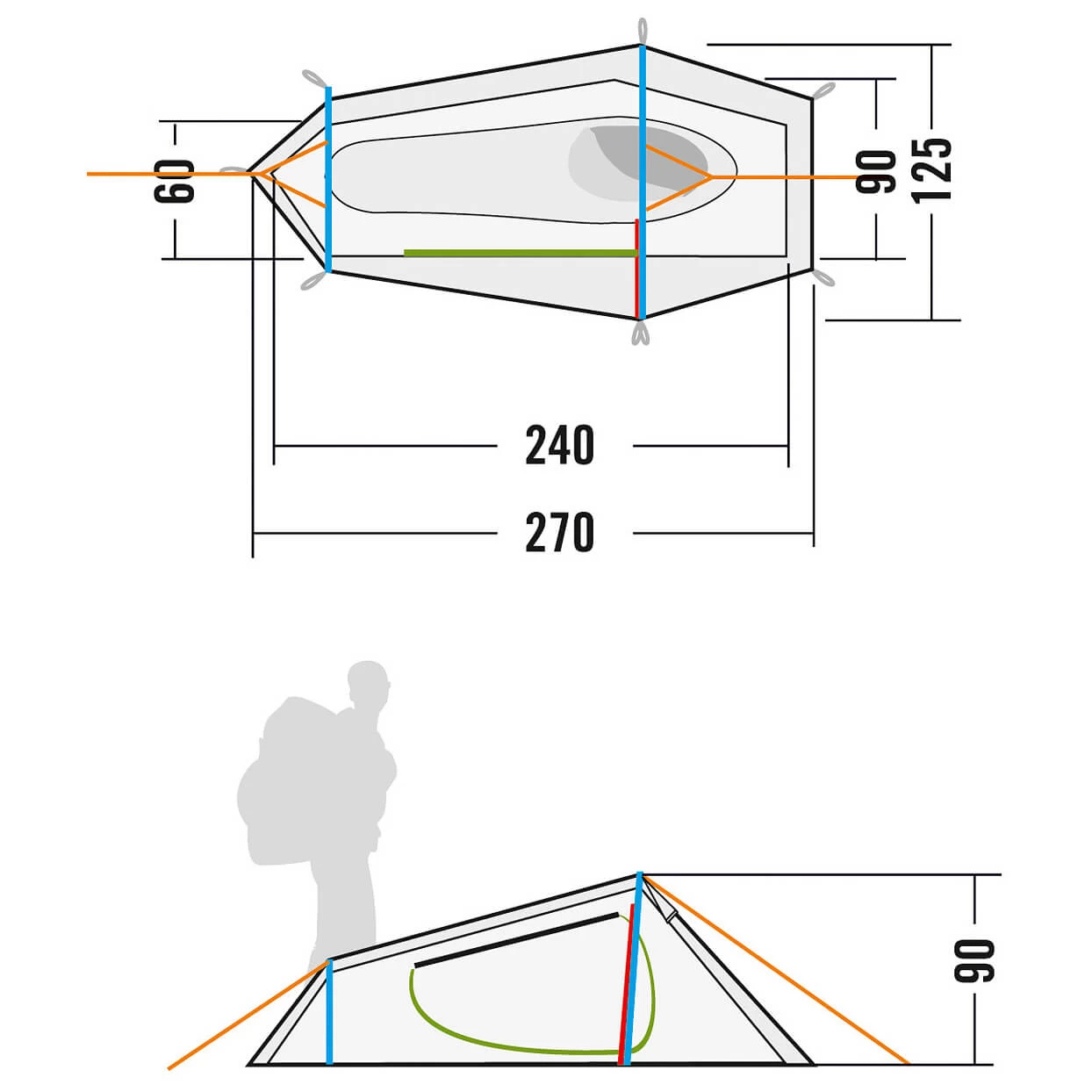 Tatonka Koli - 1-Personen Zelt 4 Tatonka Koli - 1-Personen Zelt - Image 4