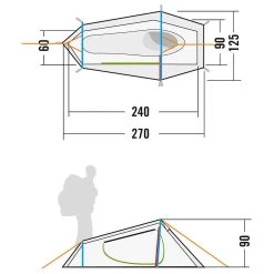 Tatonka Kyrkja - 1-Personen Zelt 10 Tatonka Kyrkja - 1-Personen Zelt -Trendiger Outdoor-Laden tatonka kyrkja 1 personen zelt detail 4
